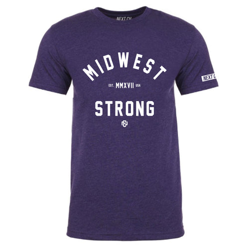 Midwest Strong Tee - Heather Navy